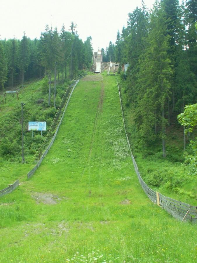 Skocznia narciarska w Wiśle Głębce.