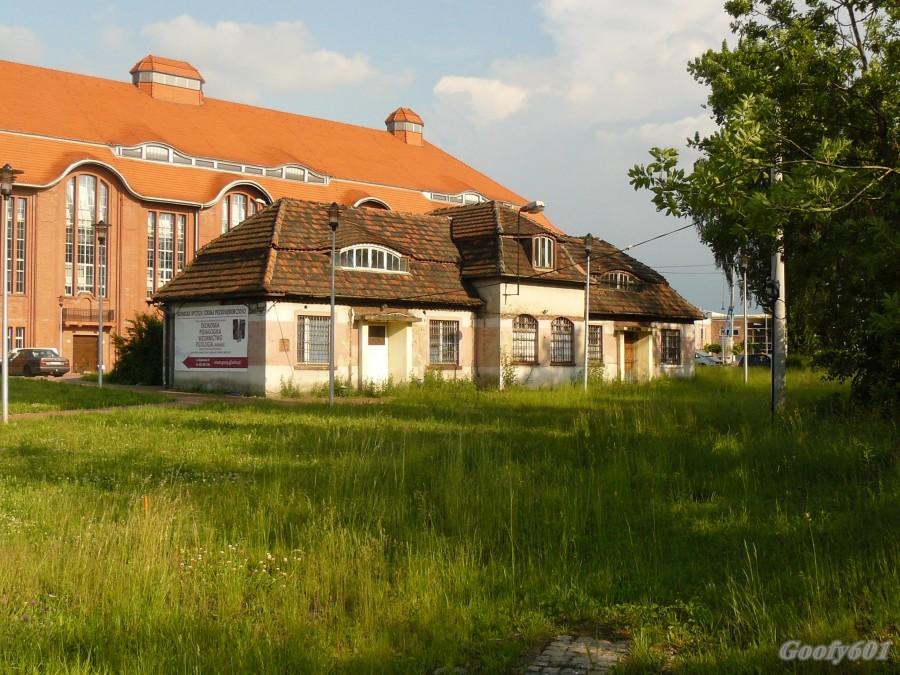 Stacja wąskotorówki pod Kopalnią Gliwice