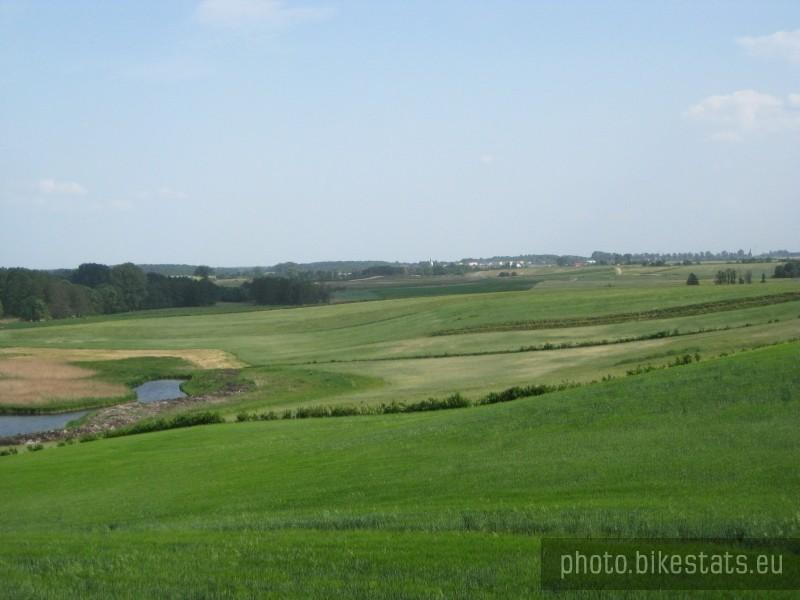 Jagodno - widok na Kostrezyn z oddali.