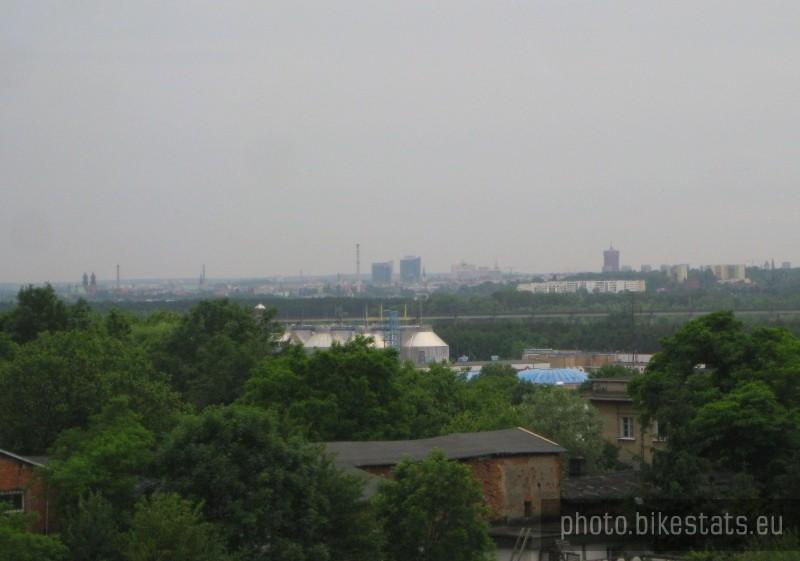 Widok na Poznań z ok.6 km.