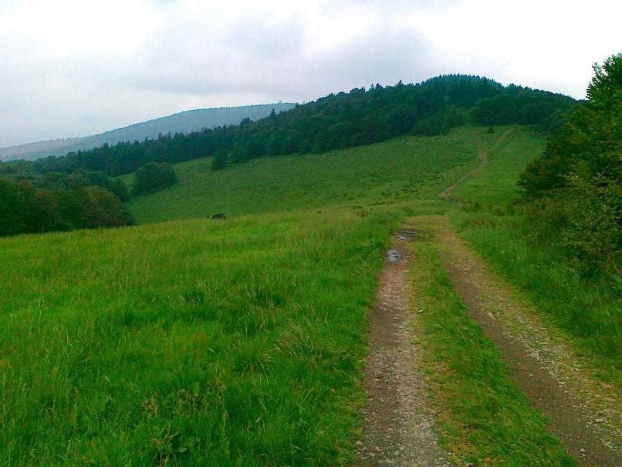 Szlak pomiędzy Małą a Wielką Czantorią.