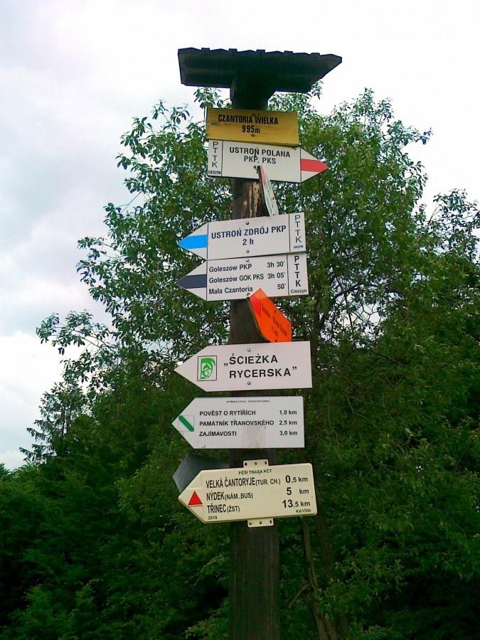 Na Wielkiej Czantorii - 995 m. npm.