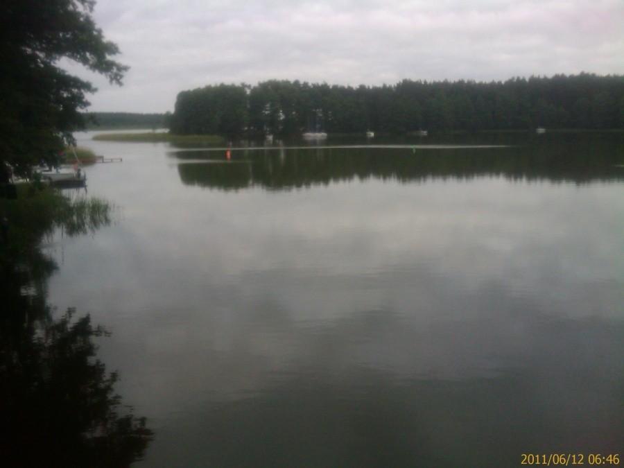 Widok z mostu na jez. Jagodne