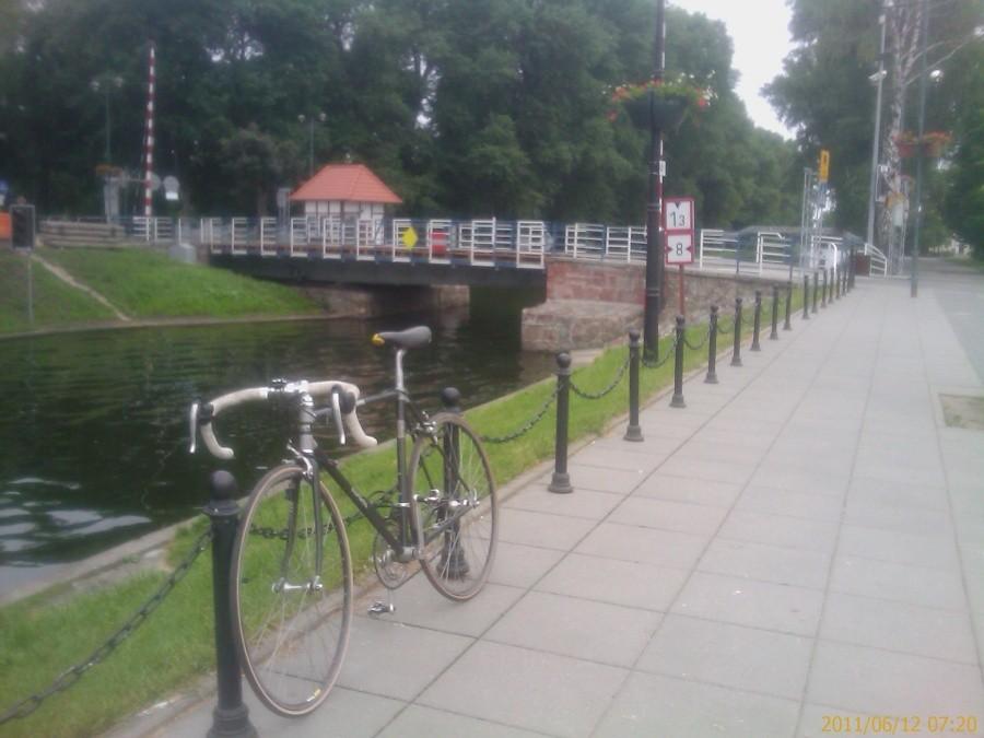 Giżycko - przy obrotowym moście na kanale
