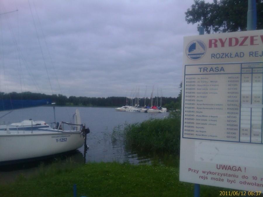 Rydzewo - port jachtowy - rozkład jazdy