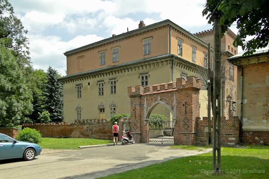 Kajman u bramy zamkowej