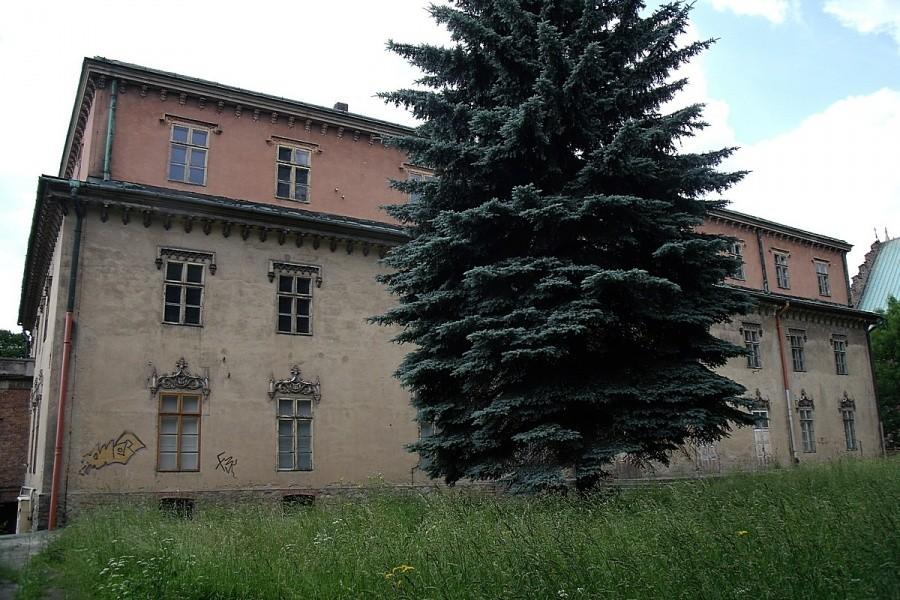 Zamek w Zatorze od strony zadu