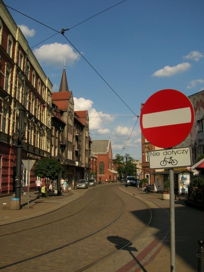 główny trakt miejski
