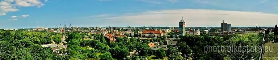 Panorama Gdańska.