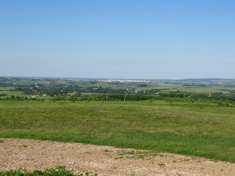 Rzeszów- widok spod Krzyża w Niechobrzu.