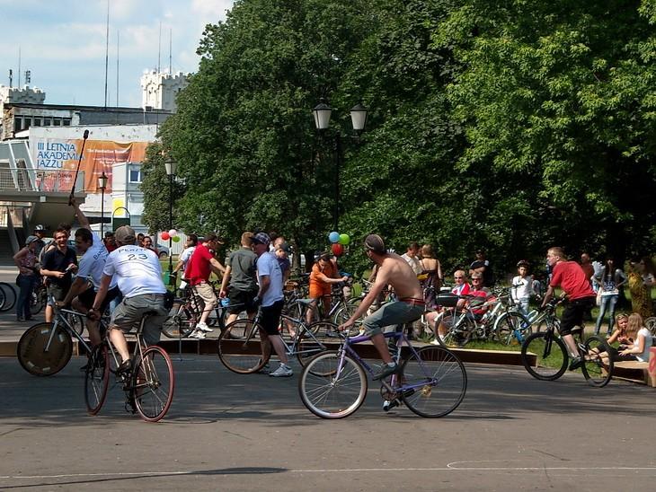 Bike polo - Park Poniatowskiego Łódź