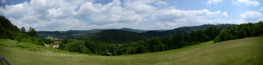 Panorama w okolicach Zakrzoska