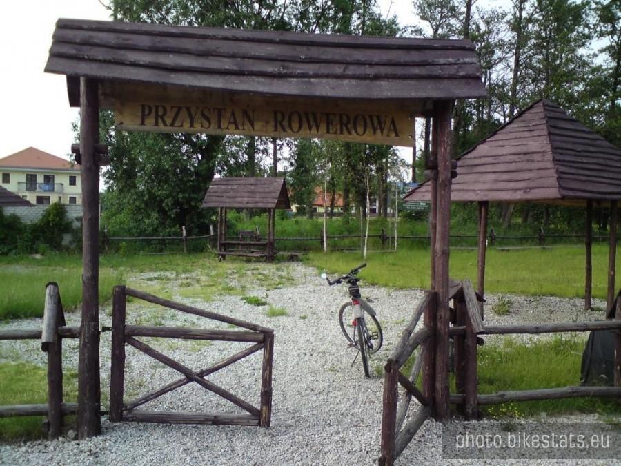 Przystań rowerowa w Kępie Zawadowskiej
