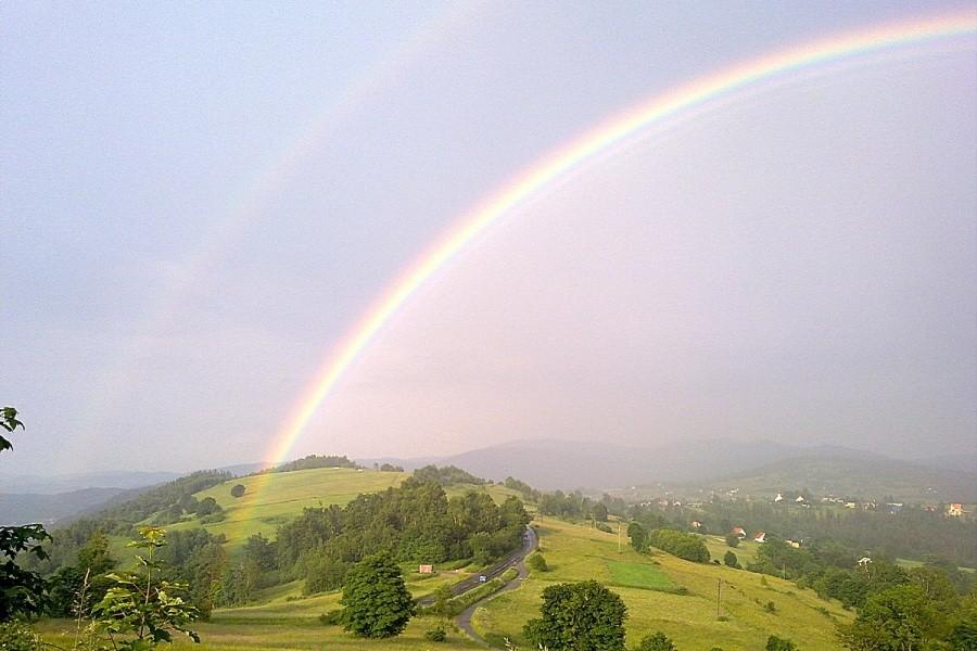 Tęcza nad Istebną