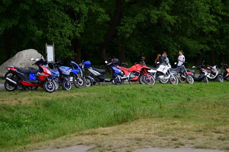 Zlot motocyklistów w Chudowie