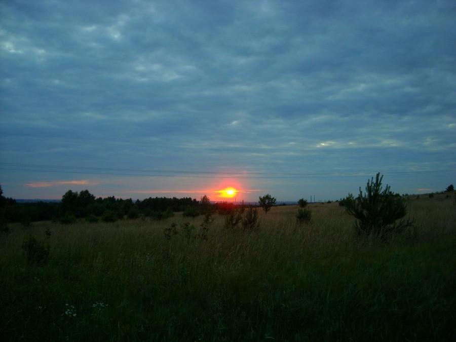 Zachód słońca nad Częstochową I.