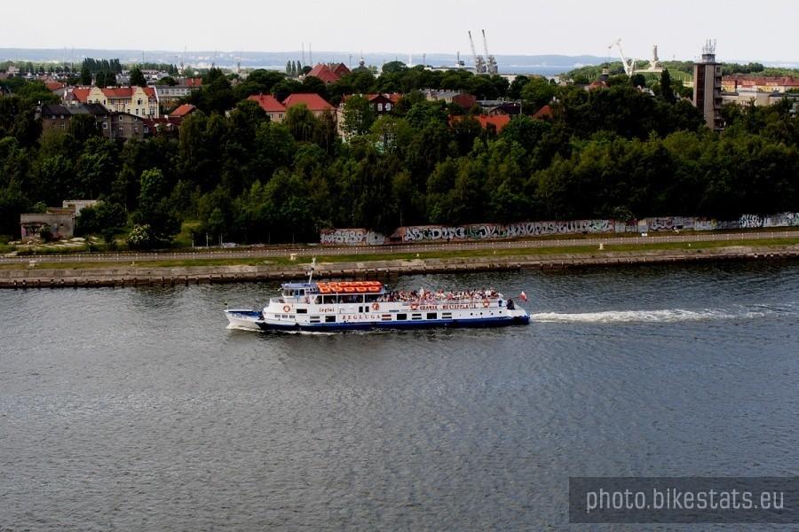 Widok z fortecy na Gdańsk.