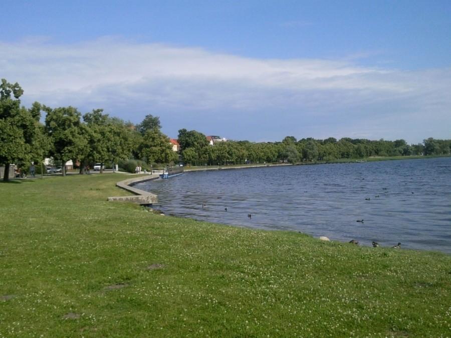 Jezioro w Prenzlau (znowu mokra woda)