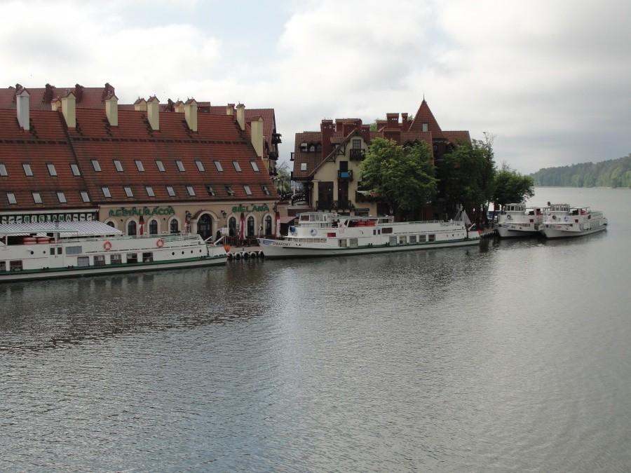 Wiszący most - Mikołajki