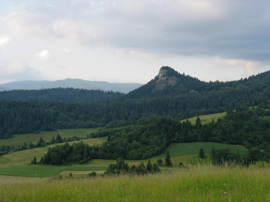 Rabštín - pohľad z Lesnického sedla