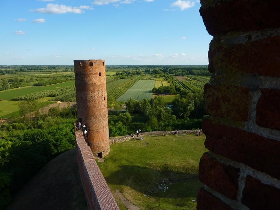 Widok z wieży bramnej