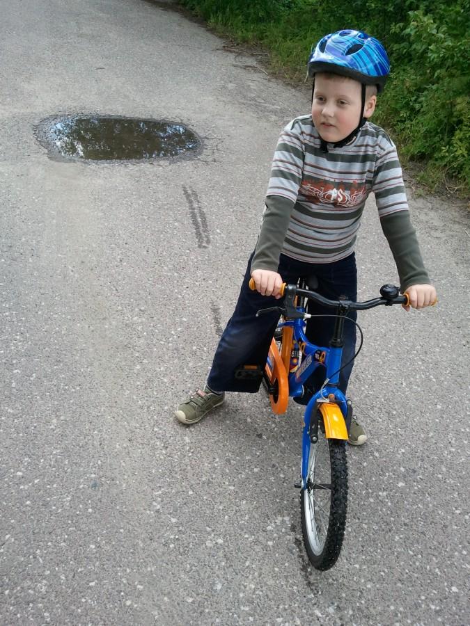 Matti i jego pierwsza dwukołowa maszyna ... WHEELER JUNIOR 180