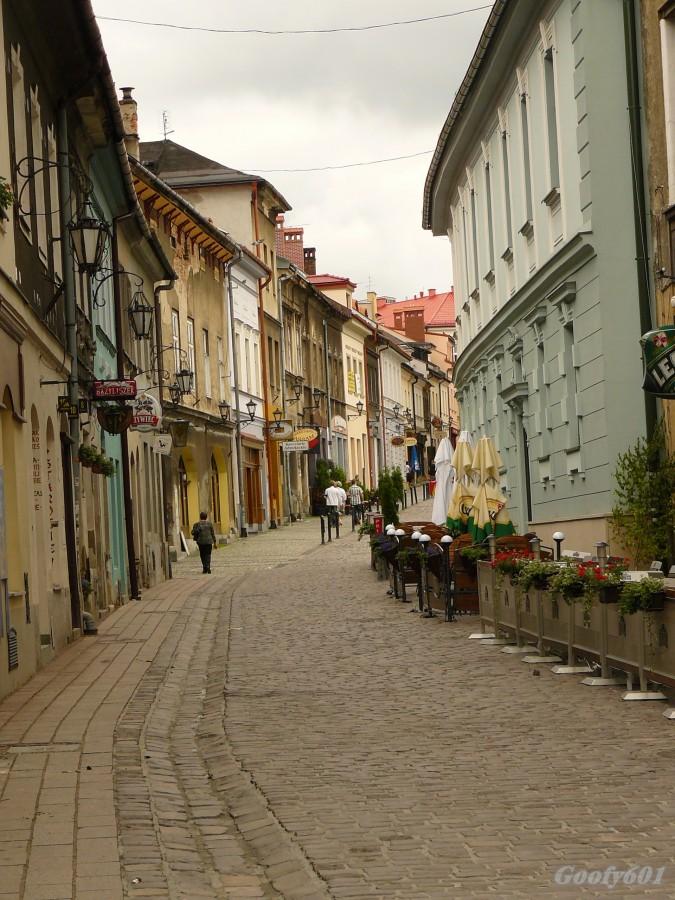 Wąskie uliczki.