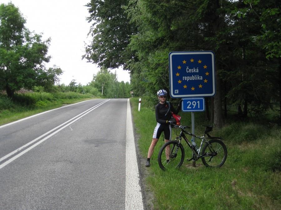 Pierwszy Rowerowy przejzad przez Granicę