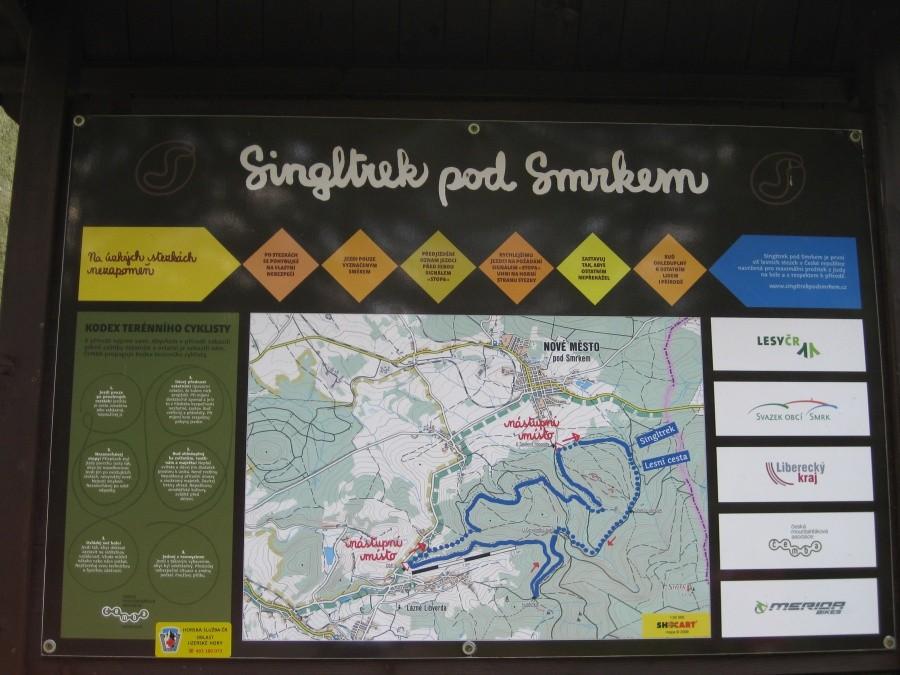 Singltrek pod Smrkiem