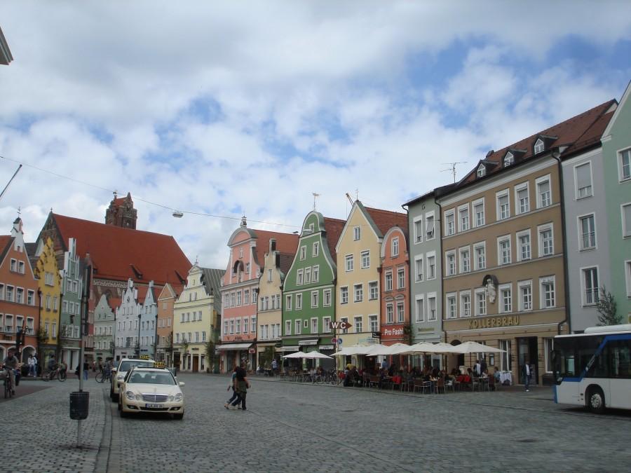 Landshut - tradycyjny krajobraz bawarskiego miasta