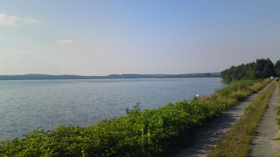 Widok na zbiornik Dziećkowice