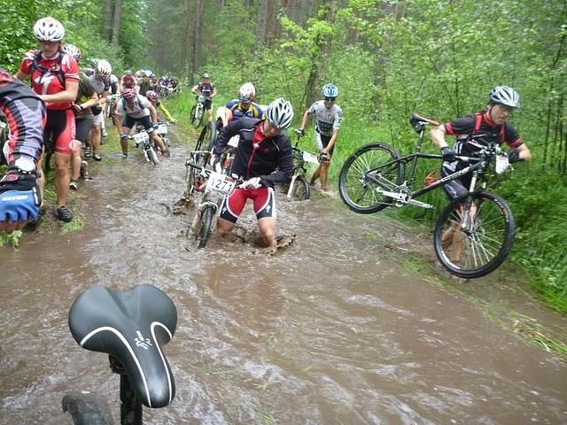 „Mokra sekcja kałuż, które są zarośnięte trawą. Sekcja ta ma jednak twarde podłoże”