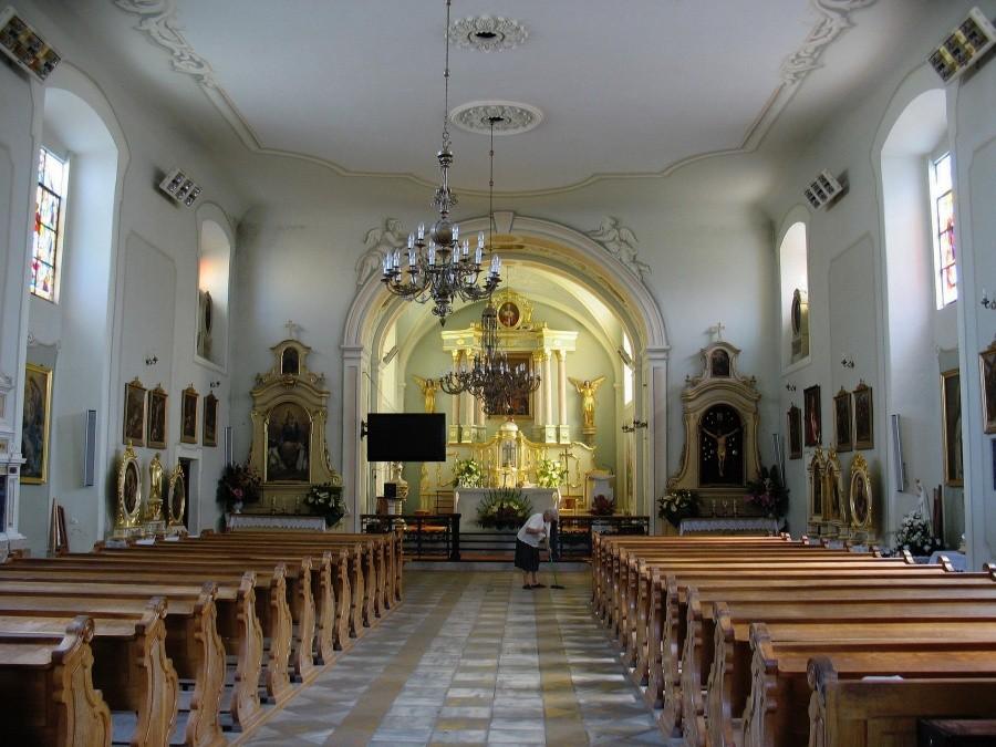 Brańszczyk - wnętrze kościoła