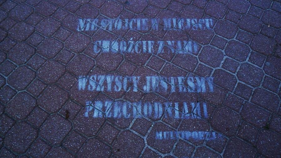 Poezja chodnikowa