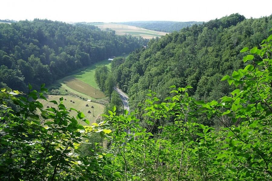 Widoczek z placu kościelnego