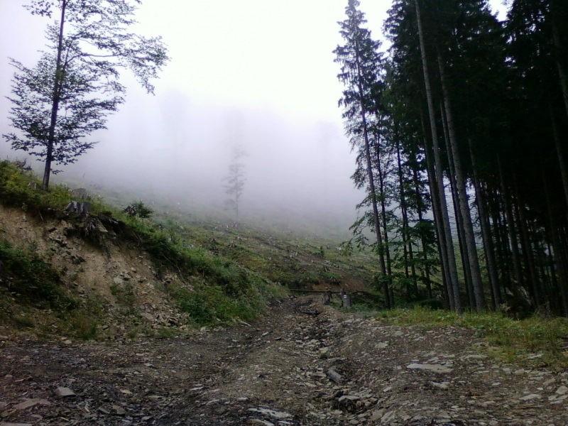 Podstawa chmur, ok. 800m.n.p.m