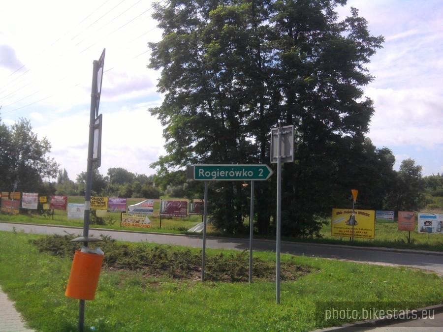 Kiekrz - skręt na Lusowo