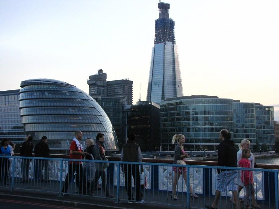 View from Tower Bridge, London