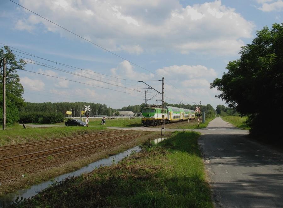 Przejazd kolejowy w Jeziórku