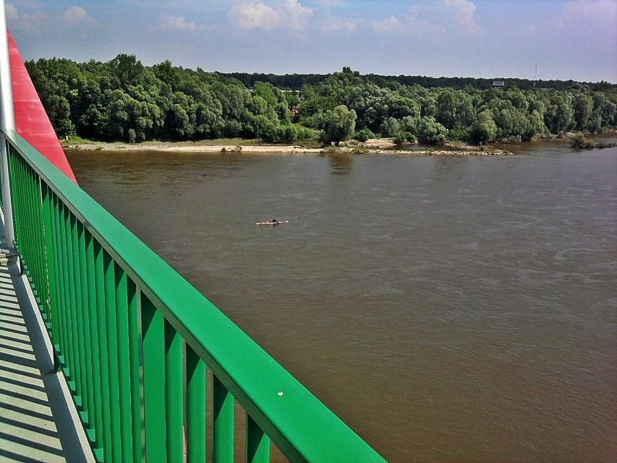 Kajakarz na Wiśle