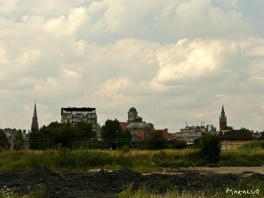 Panorama Bytomia od południa