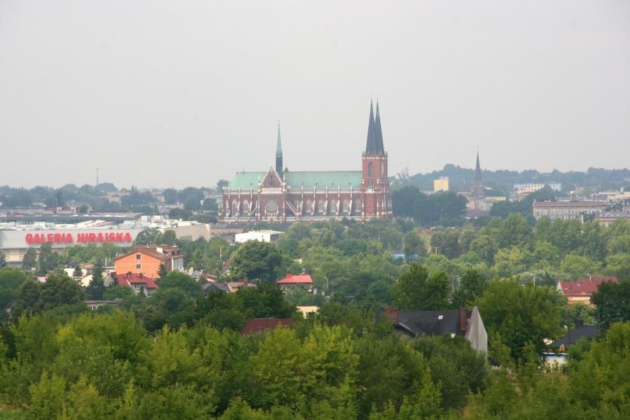 Częstochowska Katedra z kamieniołomu na Zawodziu.
