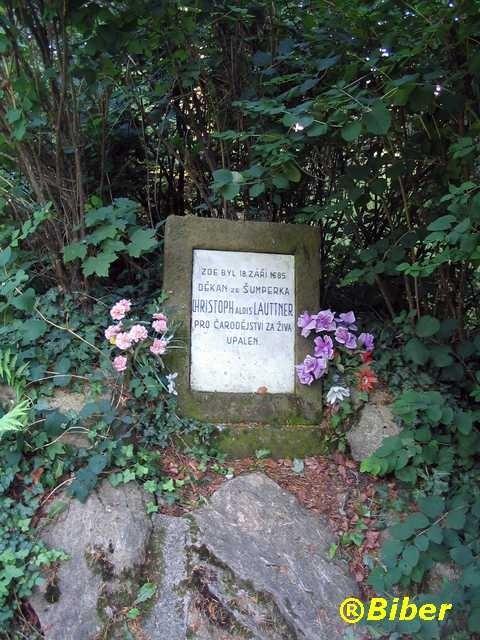 Mohelnice, Czechy - pomnik w parku