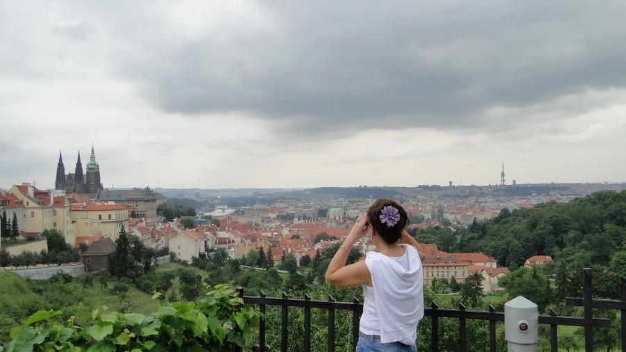 Jeden z punktó widokowych na panoramę Pragi