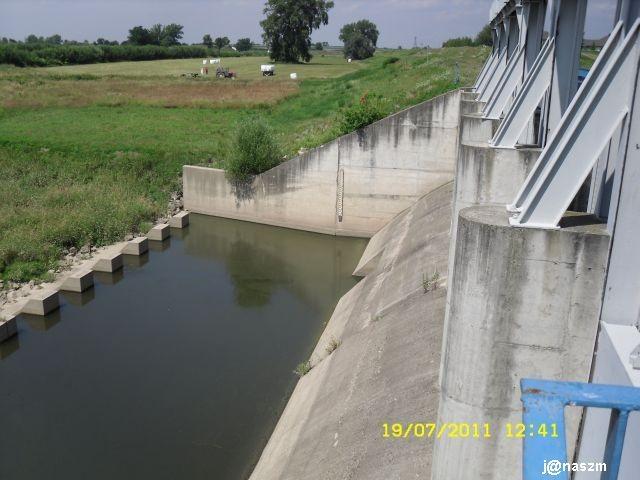 Widok śluzy od strony zachodniej