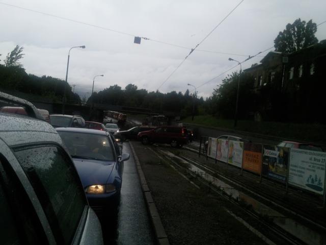 Problemy komunikacyjne w Łodzi po burzy