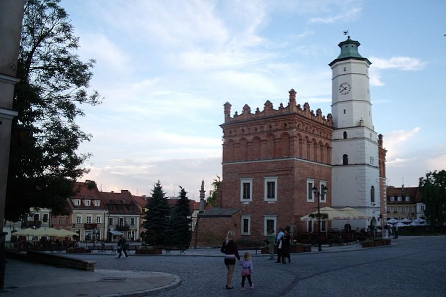 Sandomierski ratusz od frontu