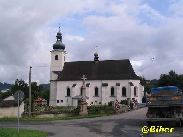 Sobotin, Czechy - kościół św. Wawrzyńca z 1607