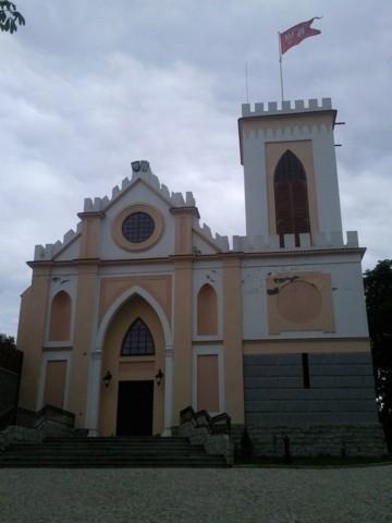 Zamek - widok na wieżę