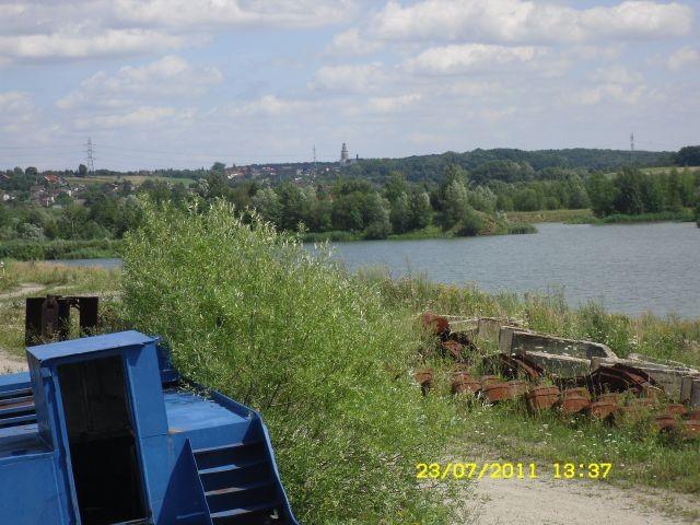 Fragment barki i czerpaków